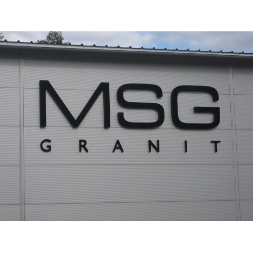 Litery przestrzenne MSG Granit