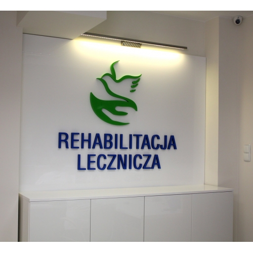 Litery przestrzenne Rehabilitacja Lecznicza