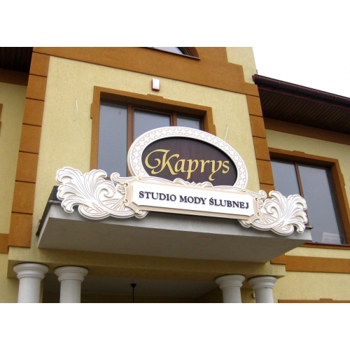 Logotyp przestrzenny Kaprys