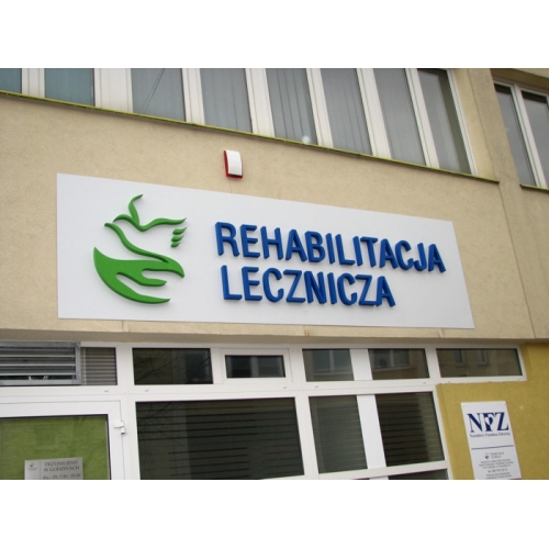 Litery przestrzenne Rehabilitacja Lecznicza